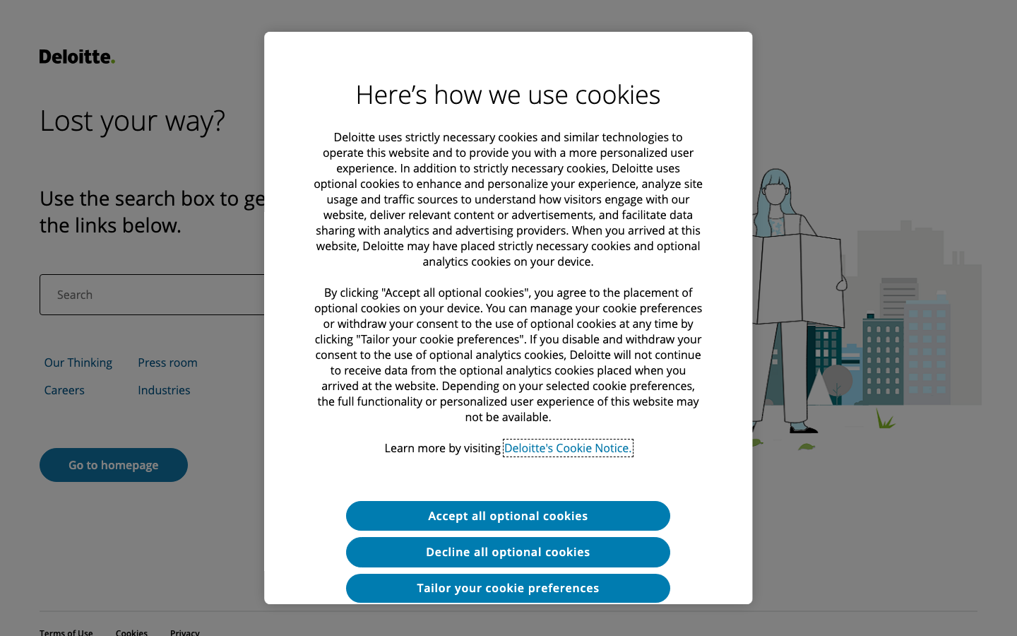 Deloitte data governance and data management solutions page
