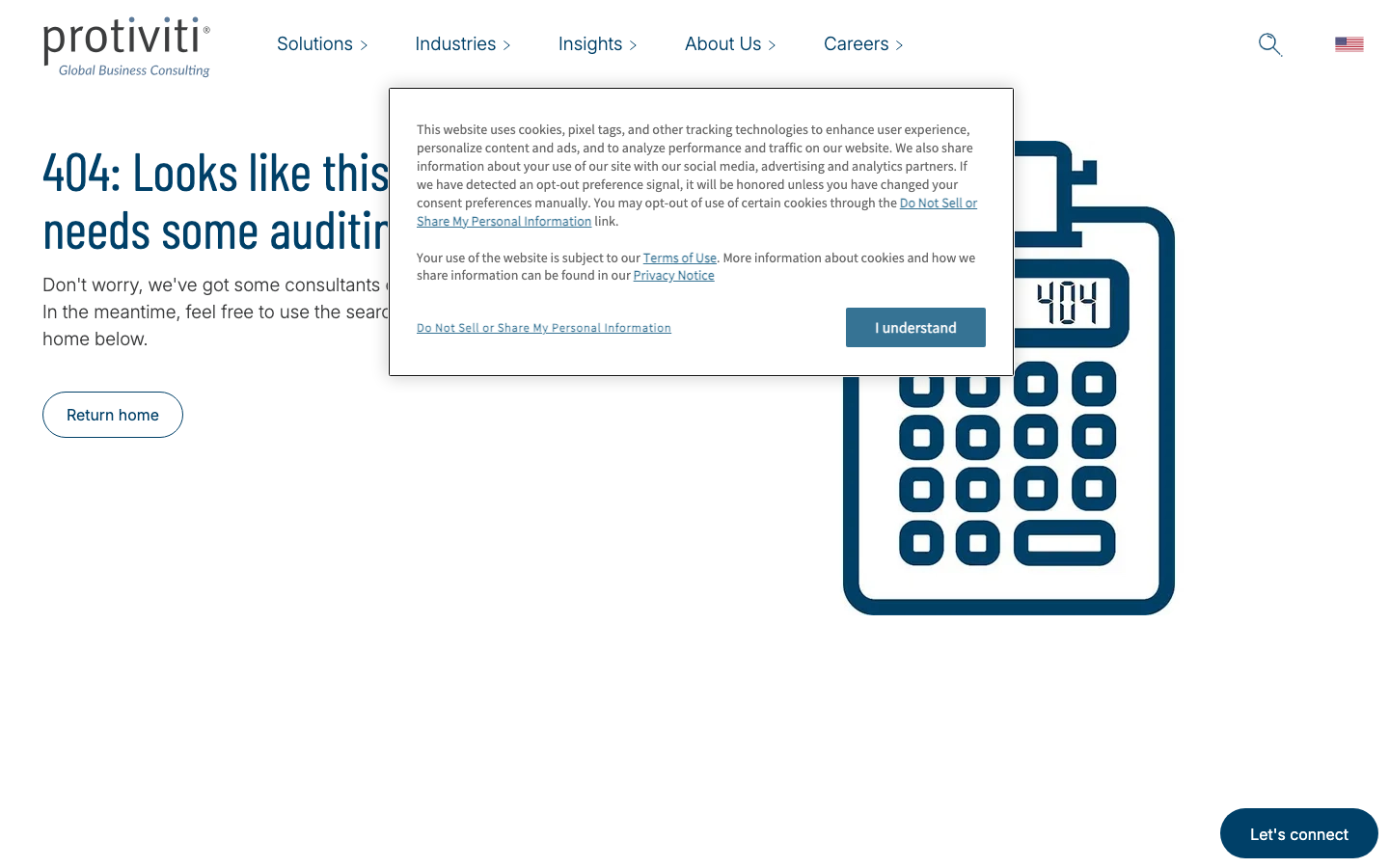 Protiviti data quality assessment service page